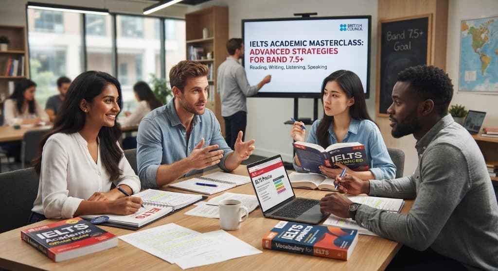 IELTS Academic Masterclass: Advanced Strategies for Band 7.5+