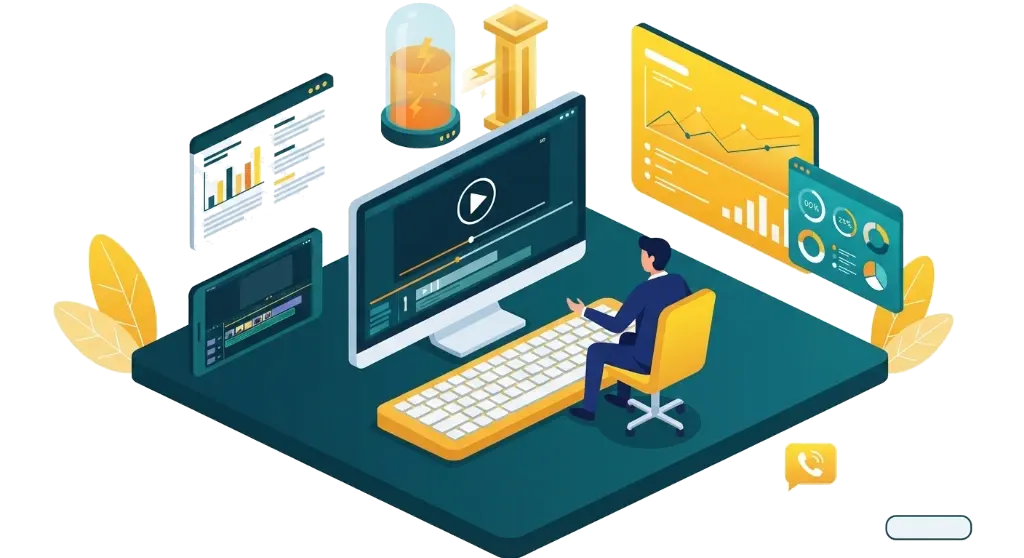 Course finding illustration